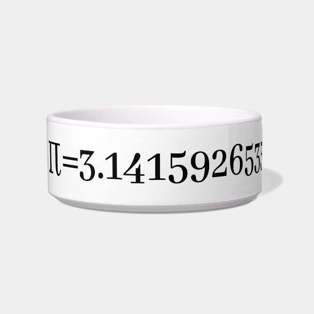 The Number Pi Math & Science Lovers' Bowl (Left)