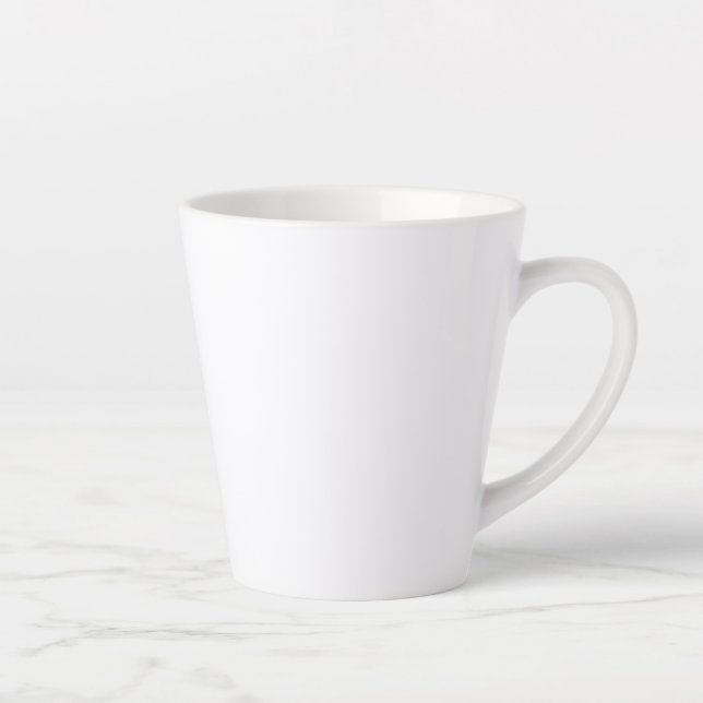 The number zero (0) in black latte mug (Right)