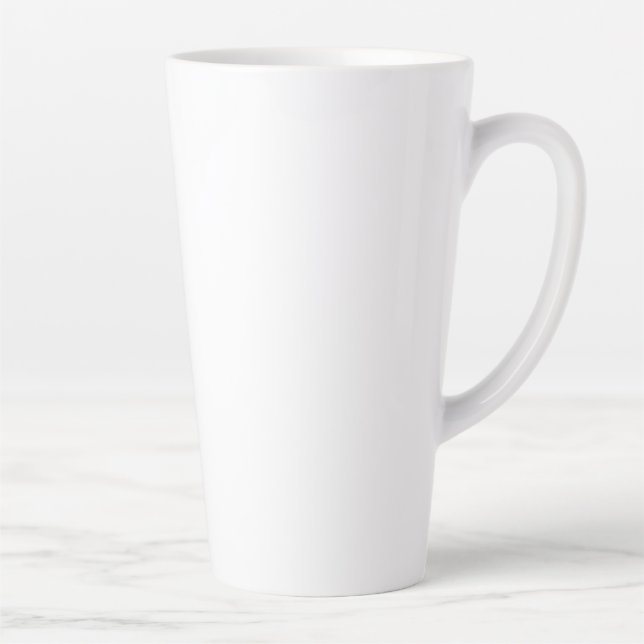 The number zero (0) in black latte mug (Right)