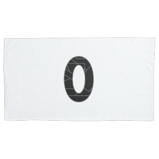 The number zero (0) in black pillowcase