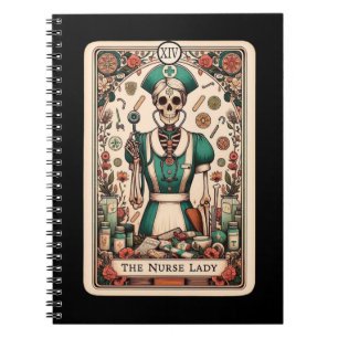 The Nurse Lady Tarot Card Notebook Collection