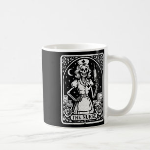 The Nurse Skeleton Tarot Card Funny Nursing Rn Lpn Coffee Mug