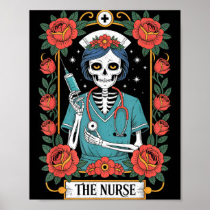 The Nurse Tarot Card  Poster