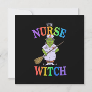 The Nurse Witch A Spooky Halloween Tale of Horror  Invitation