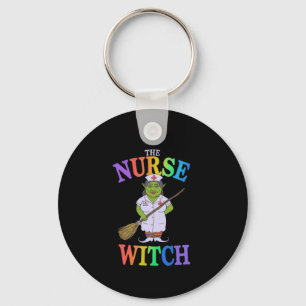 The Nurse Witch A Spooky Halloween Tale of Horror Key Ring