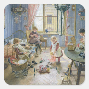 The Nursery, 1889 Square Sticker
