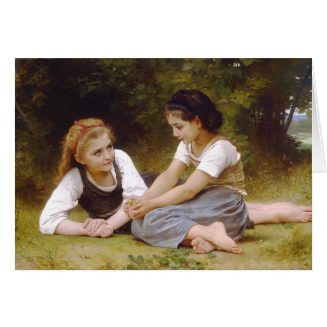 The Nut Gatherers by William Adolphe Bouguereau (Front Horizontal)