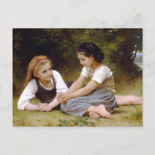 The Nut Gatherers by William-Adolphe Bouguereau Postcard