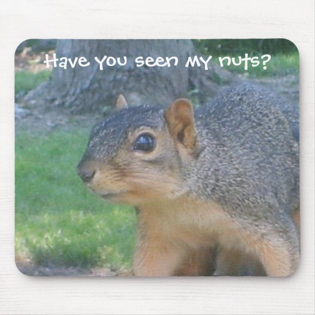 "The Nut Hunter" Mousepad (Front)