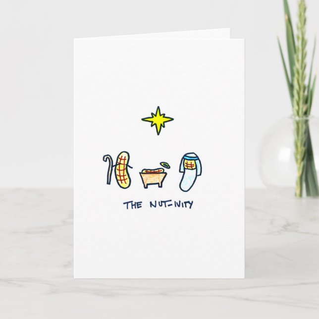 The Nut-ivity card (Front)