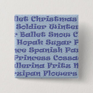 The Nutcracker 15 Cm Square Badge