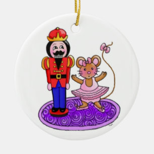 The Nutcracker Ballerina Ceramic Ornament
