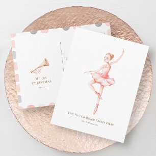 The Nutcracker Ballerina Christmas Postcard