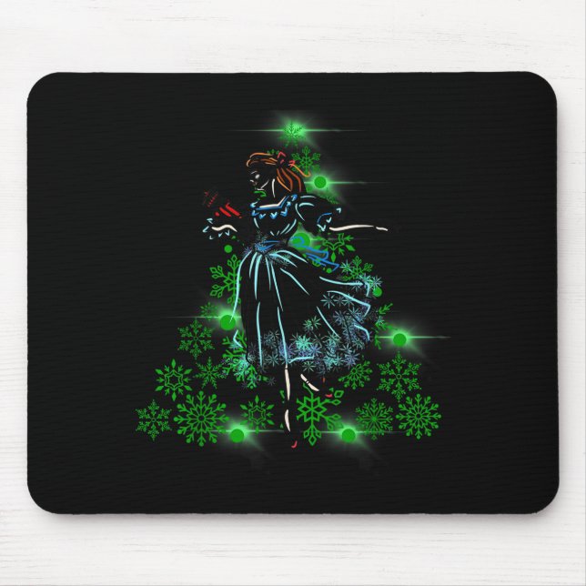 The Nutcracker Ballet And Clara Marie Christmas Tr Mouse Pad (Front)