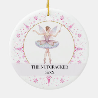 The Nutcracker Ballet Christmas Holiday  Ceramic Ornament