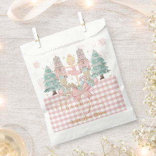 The Nutcracker Ballet Pastel Pink Christmas Blonde Favour Bag