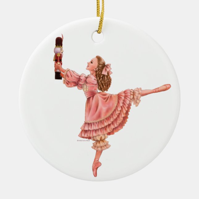 The Nutcracker Ballet Round Ornament (Front)
