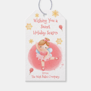 The Nutcracker Ballet, Sugar Plum Fairy Holiday Gift Tags