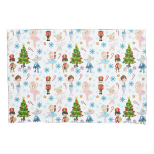 The Nutcracker Characters Clara Winter Christmas Pillowcase