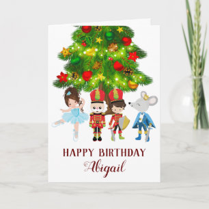 The Nutcracker, Clara, Soldier Ballet Birthday Card