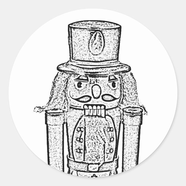 The Nutcracker Classic Round Sticker (Front)