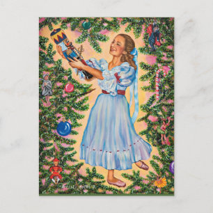 The Nutcracker Holiday Postcard by Artist Kathi D.