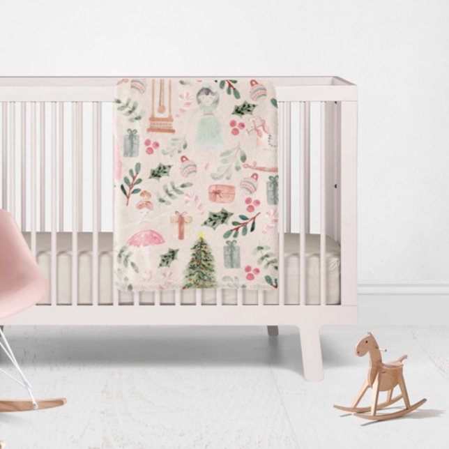 The Nutcracker | Holidays Fleece Blanket (fleece throw for christmas)