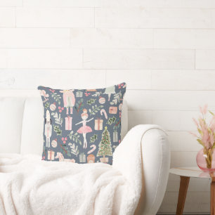 The Nutcracker modern watercolor Cushion