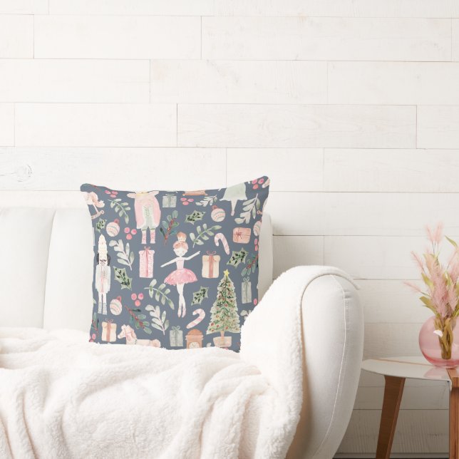The Nutcracker modern watercolor Cushion (Couch)