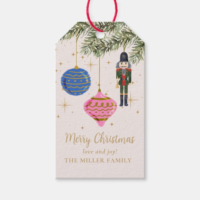 The Nutcracker, pink Gift Tag (Front)