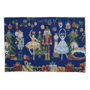 The Nutcracker Vintage Ballet Merry Christmas Pillowcase