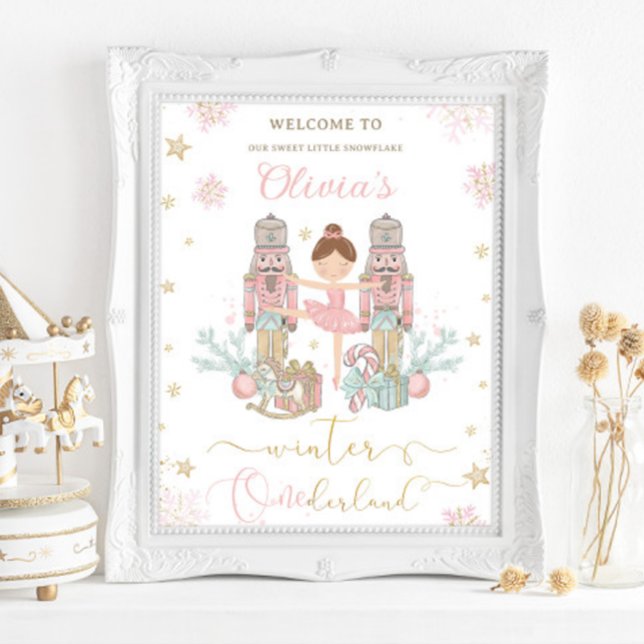 The Nutcracker Winter Onederland 1st Birthday  Poster (Creator Uploaded)