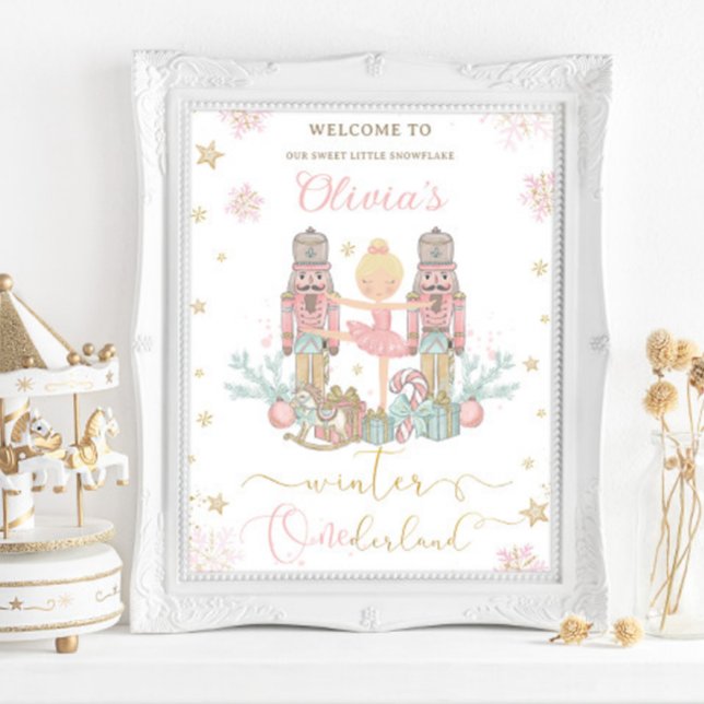 The Nutcracker Winter Onederland 1st Birthday  Poster (Creator Uploaded)