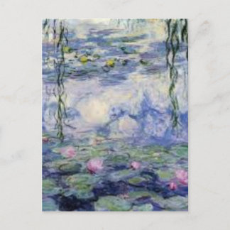 The Nympheas of Claude Monet (Water Lilly) Postcard