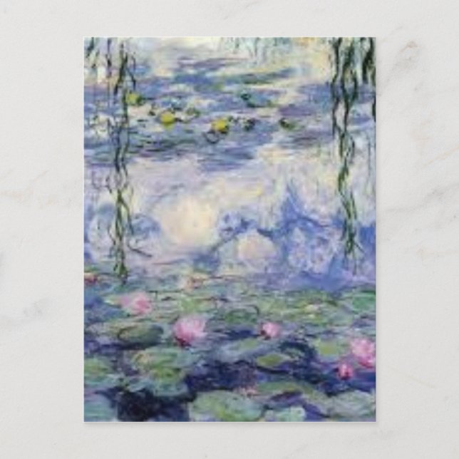 The Nympheas of Claude Monet (Water Lilly) Postcard (Front)