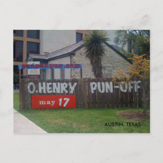 The O. Henry Pun-Off World Champion Postcard