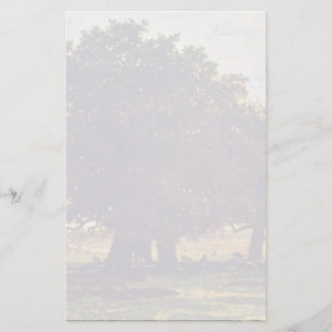The Oaks Of Apremont By Rousseau Théodore Stationery