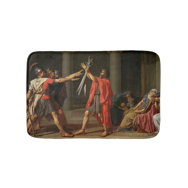 The Oath of Horatii, 1784 Bath Mat (Front)