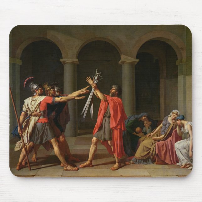 The Oath of Horatii, 1784 Mouse Pad (Front)