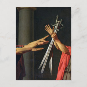 The Oath of Horatii, 1784 Postcard