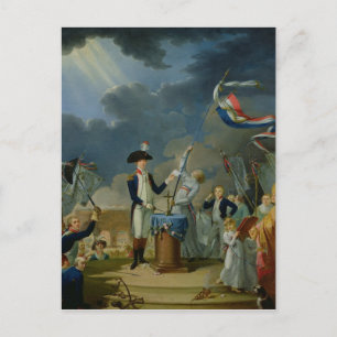 The Oath of Lafayette Postcard