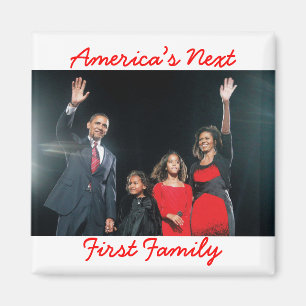 The Obamas: America's Next 1st Fam... - Customised Magnet