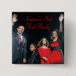 The Obamas: America's Next 1st Family Button