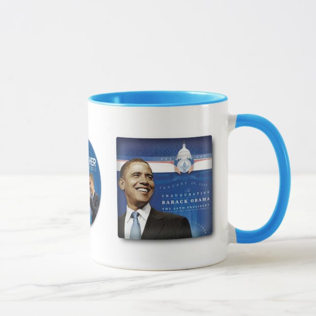 the obamas collage morph mug (Right)