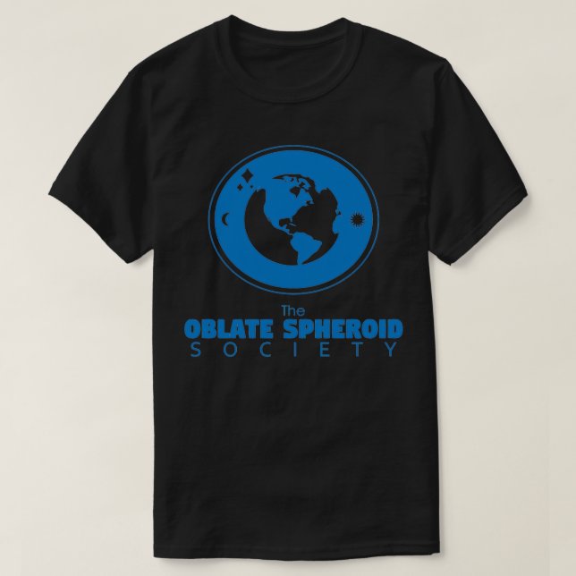 The Oblate Spheroid Society T-Shirt (Design Front)
