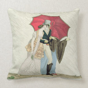 The Obliging Umbrella, plate 40 from 'Le Bon Genre Cushion