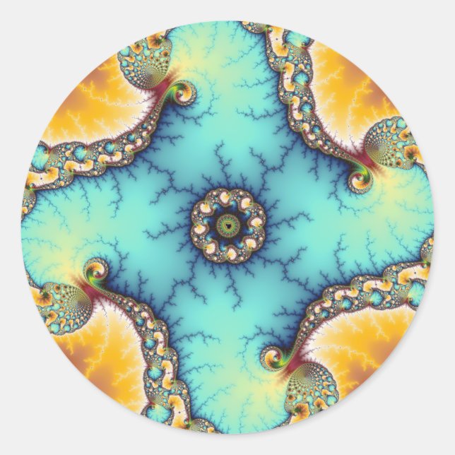 The Observer Classic Round Sticker (Front)