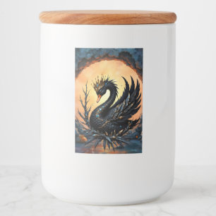 The Obsidian Swan of Moonlit Grace. In the twiligh Food Label