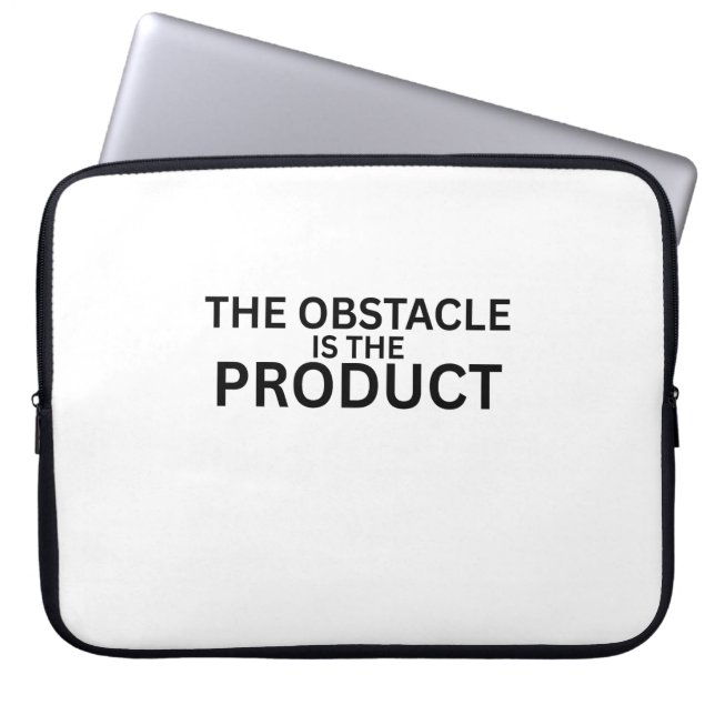 The Obstacle Is The Product 15 Inch Laptop Cover (Front)