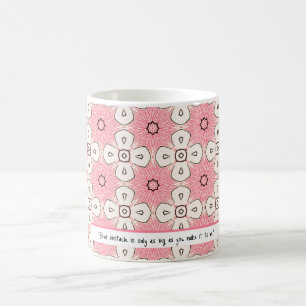The obstacles are an Illusion ROSE pattern Coffee Mug